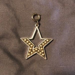 Mixed metal star charm